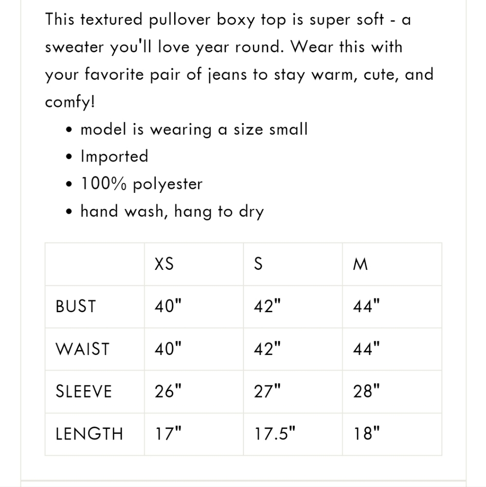 EUC FATE GLORIOUS SHAGGY CROPPED SWEATER TOP IN CREAM - Picture 9 of 9